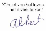 Albert slogan